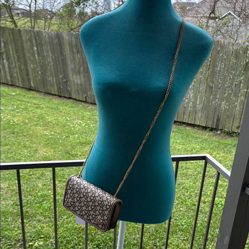 Stylish Brown and Cream Patterned Women's Bag